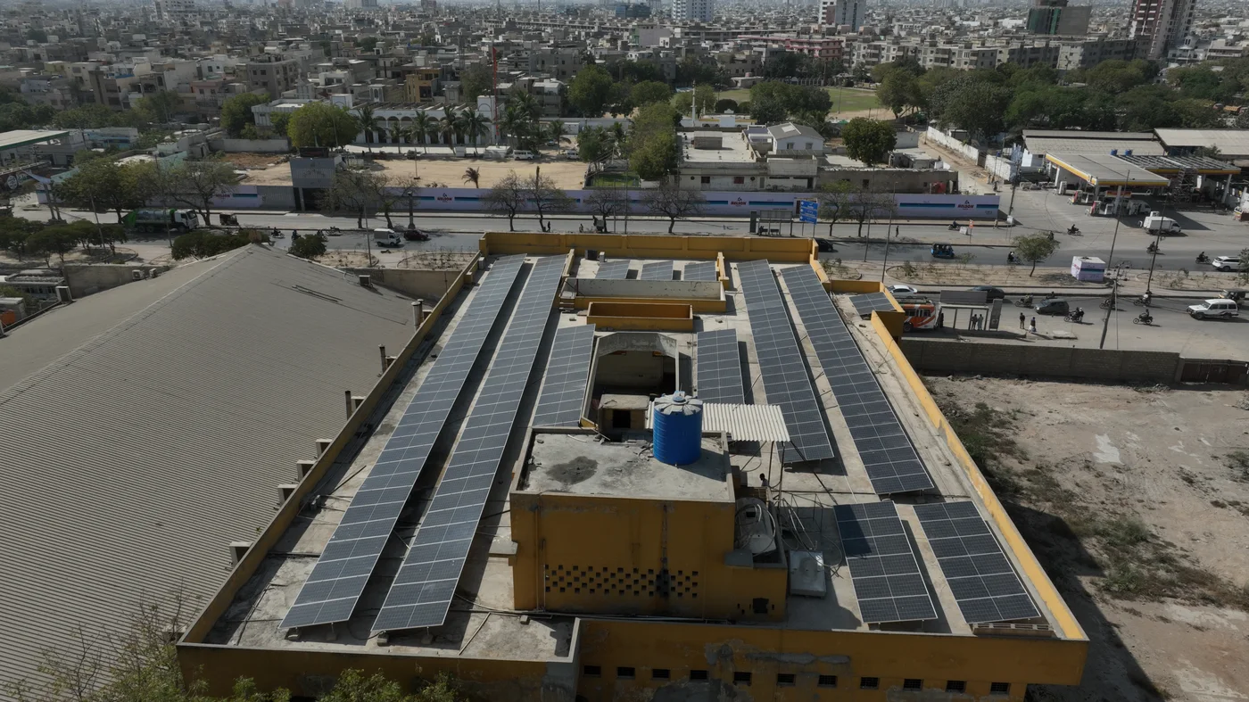 Rooftop solar installation photographed in the NAT Solar Shoot archive